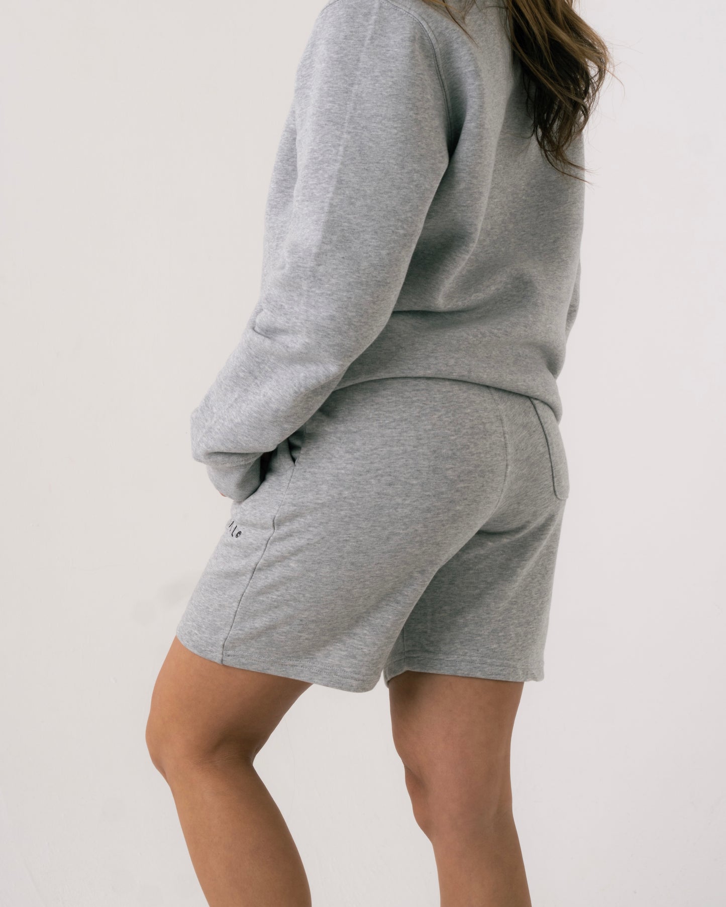 Grey Heather Self-Care 2.0 Shorts