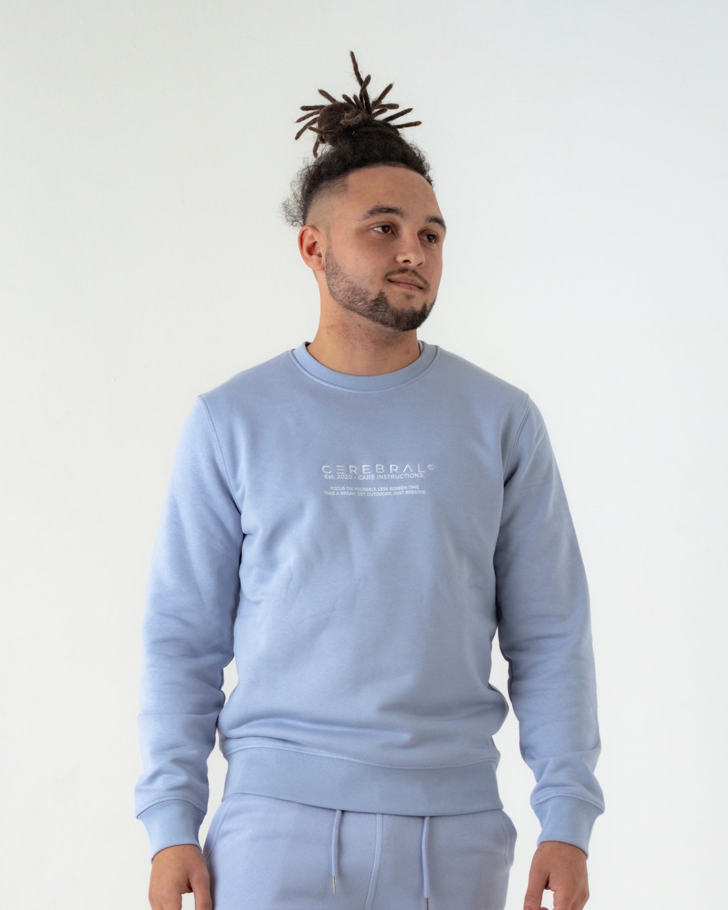 Serene Blue Self-Care 2.0 Sweatshirt