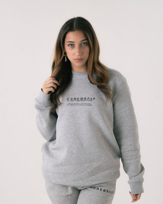 Grey Heather Self-Care 2.0 Sweatshirt