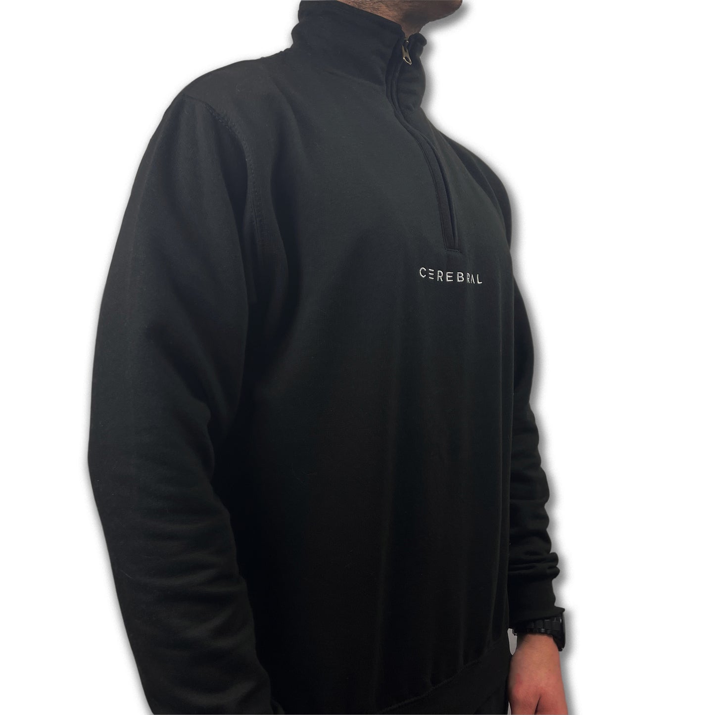 Black 1/2 Zip Sweatshirt