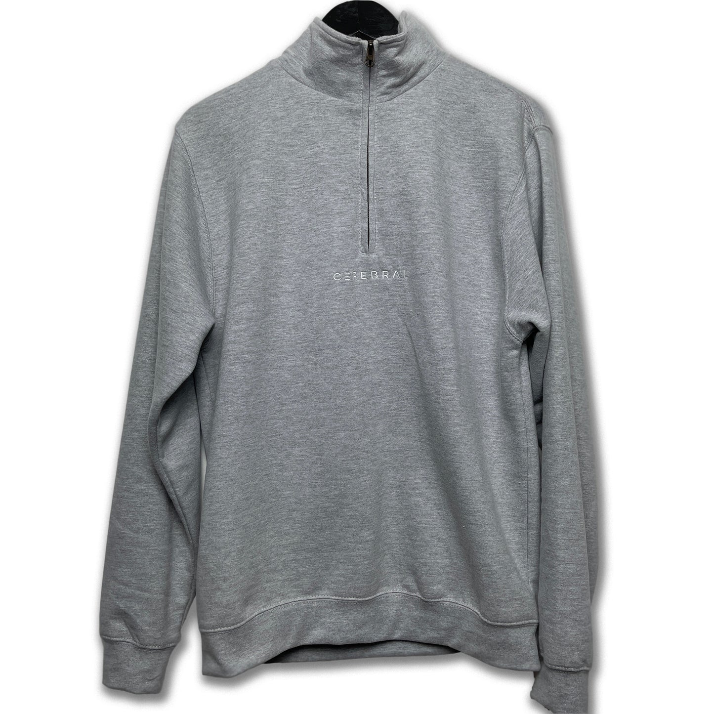 Grey 1/2 Zip Sweatshirt